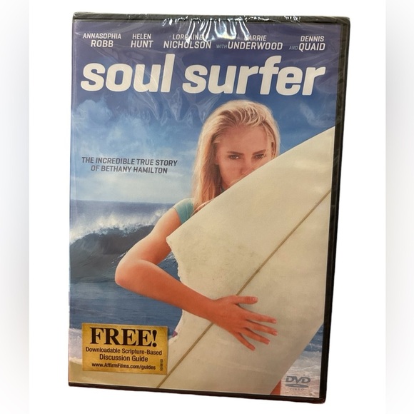 DVD NEW Sealed in Plastic Soul Surfer Incredible True Story Heartfelt Movie - Picture 1 of 2